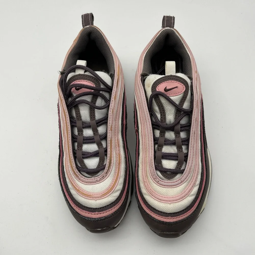 Nike Air Max‎ 97 Womens Brown Pink White Sneakers DQ8996-200 5.5Y